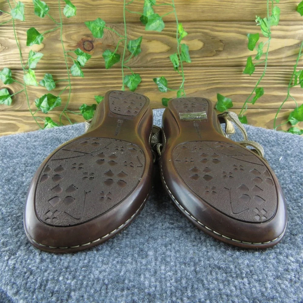 Naturalizer Jamboree Women Gladiator Sandal Shoes Sz 9 M Walking Bronze‎ Leather